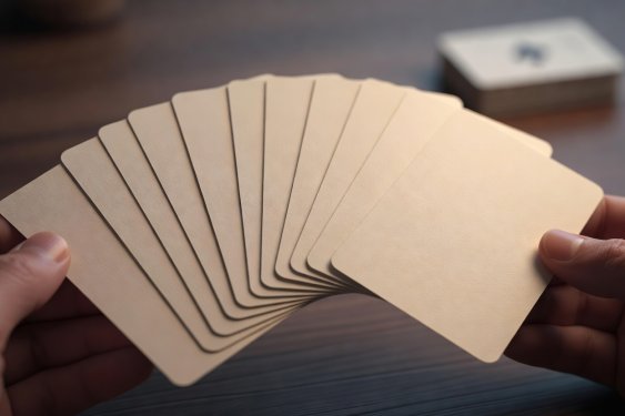 Soft-lit render of sushi go style colorful cards